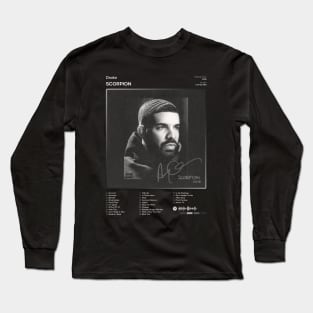Drake - Scorpion Tracklist Album Long Sleeve T-Shirt